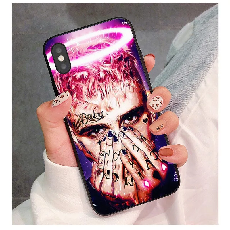 Модный мягкий ТПУ чехол для телефона Lil Peep hellboy Life is Beautiful Cry для iPhone X 5 5S 6S 11 PRO MAX 8 Plus XR XS MAX