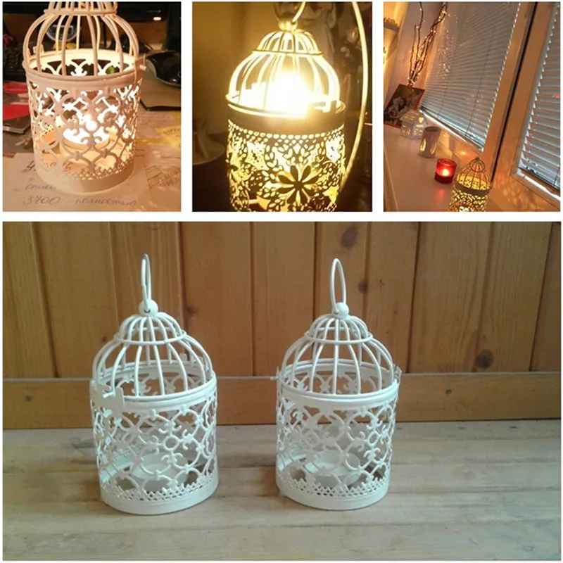 

Hanging Lantern Vintage Candlesticks Decorative Moroccan Lantern Votive Candle Holder forValentine's Day Romantic Decoration