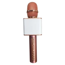 Sd-08 Wireless Bluetooth Microphone Microphone Handheld Ktv Mobile Phone Karaoke Sing Special Microphone-Rose Gold