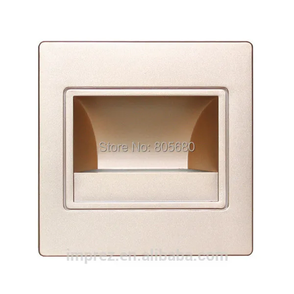 

30pcs/lot AC85-265V 3years warranty 120degree ABS cob 2.5w interior led step stair lighting