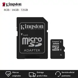 Kingston высокая скорость MicroSD КЛАСС 4 Micro SD карта 8 ГБ 16 ГБ 32 ГБ память карта TF Microsd SDHC с адаптером и ридером