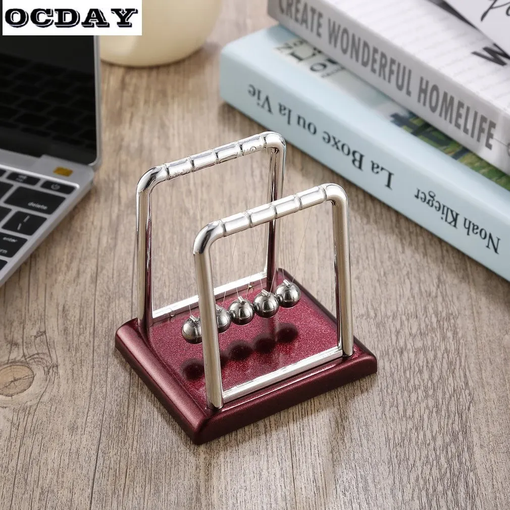 Newton S Cradle Steel Balance Balls Desk Physics Science Pendulum