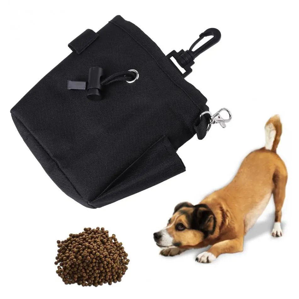 Pet Treat Bag Dog Obedience Training Waist Pouch Food Snack Small Items