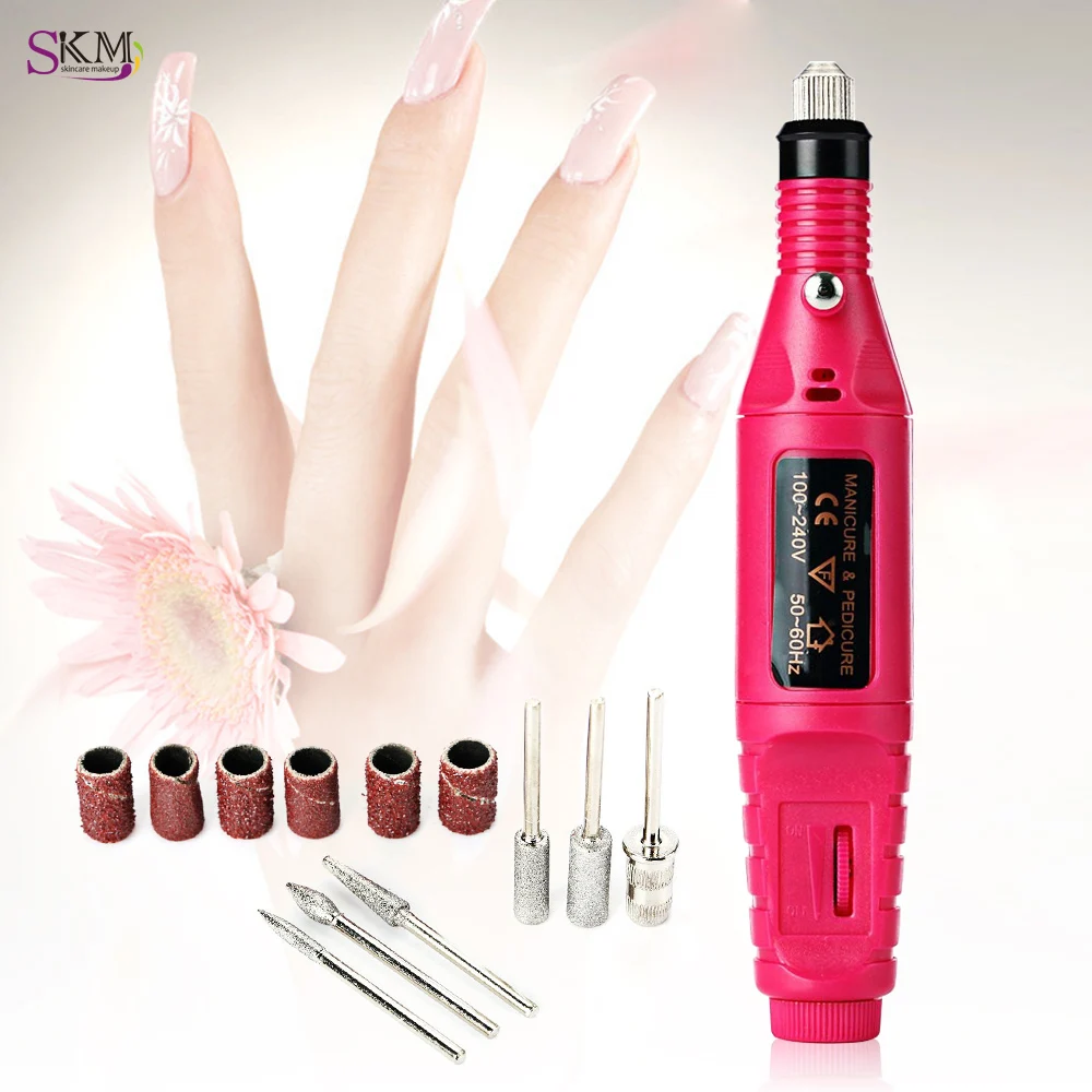 SKM 2016 New Professional Nail Care Pen Type Electric Grinding Machine