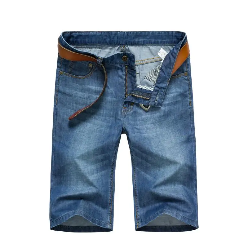 Summer Knee Length Skinny Jeans Mens Jeans Brand Clothing Short Jeans