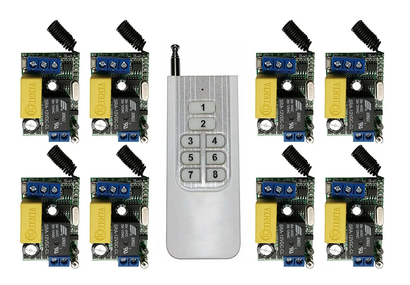 500M Long Range AC220V 1CH RF Wireless Remote Control Relay Switch