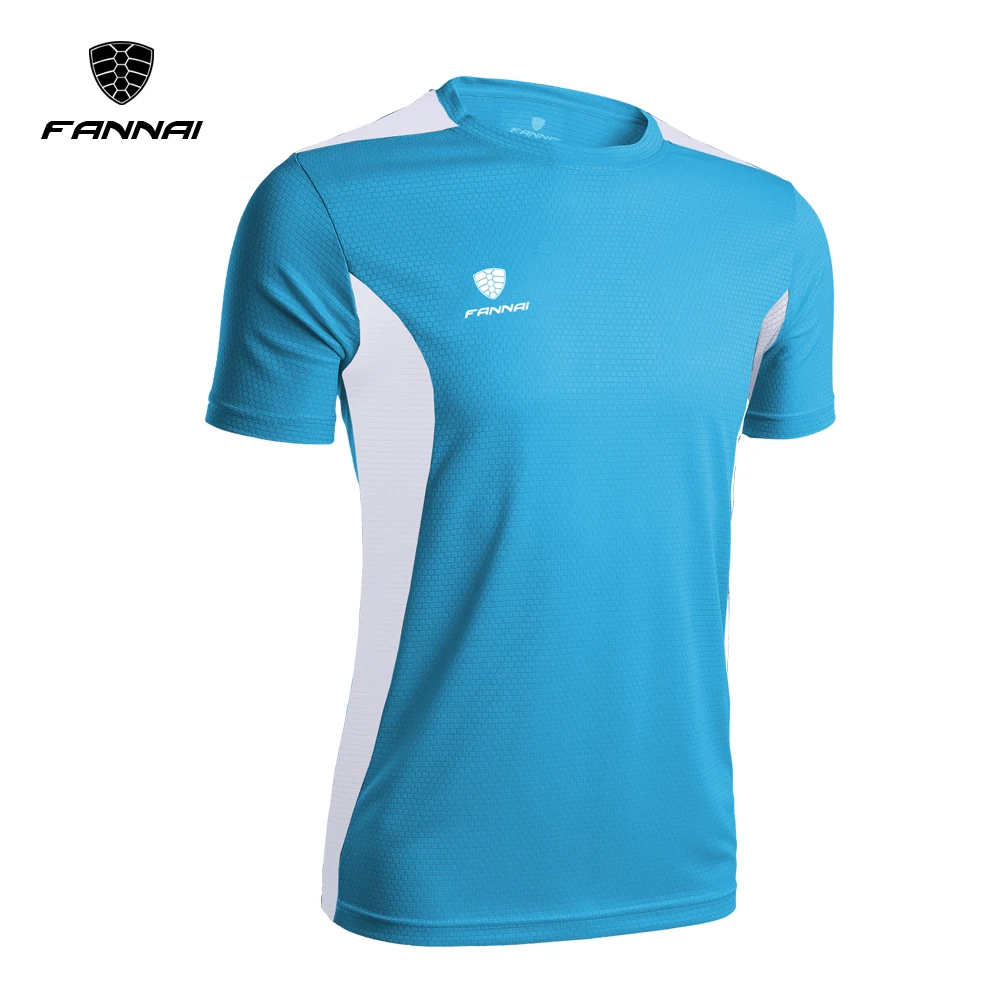 2018 New Mens Soccer Jerseys Running T Shirt Summer Tops Slim Fit Rush
