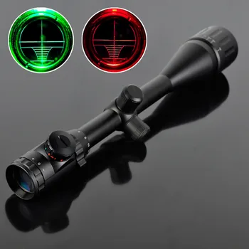 

3-9x40 Riflescopes Tactical Air Rifle Optic Spotting Scopes For Hunting Camping + Adjustble Mounting Bracket Black
