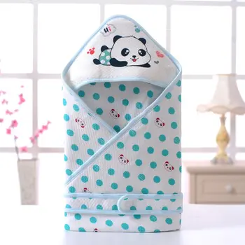 

Newborn 80*80cm Sleep Bag Infant Baby Bedding Swaddle Stroller Blanket Wrap Cartoon Baby Spring Envelope Bedding Cotton Blanket