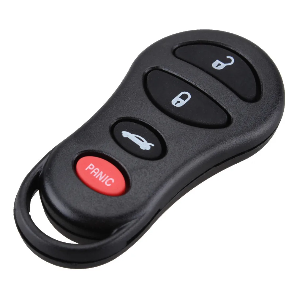 

4 Buttons Remote Car Key Refit Cover Case Shell For Chrysler Sebring Jeep Dodge Remote Key Blank Shell Fob Cover Replacement