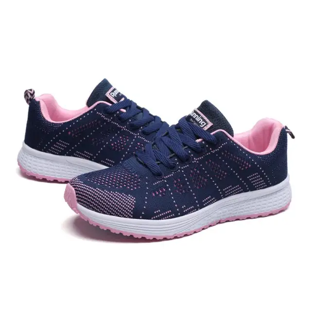 Luotuo Baskets Femmes Chaussures de Running Respirantes pour Femme Athl/étiques L/ég/ères Sport Filles Mode r/ésistent Respirant Les Chaussures Sport Confortables et Respirantes