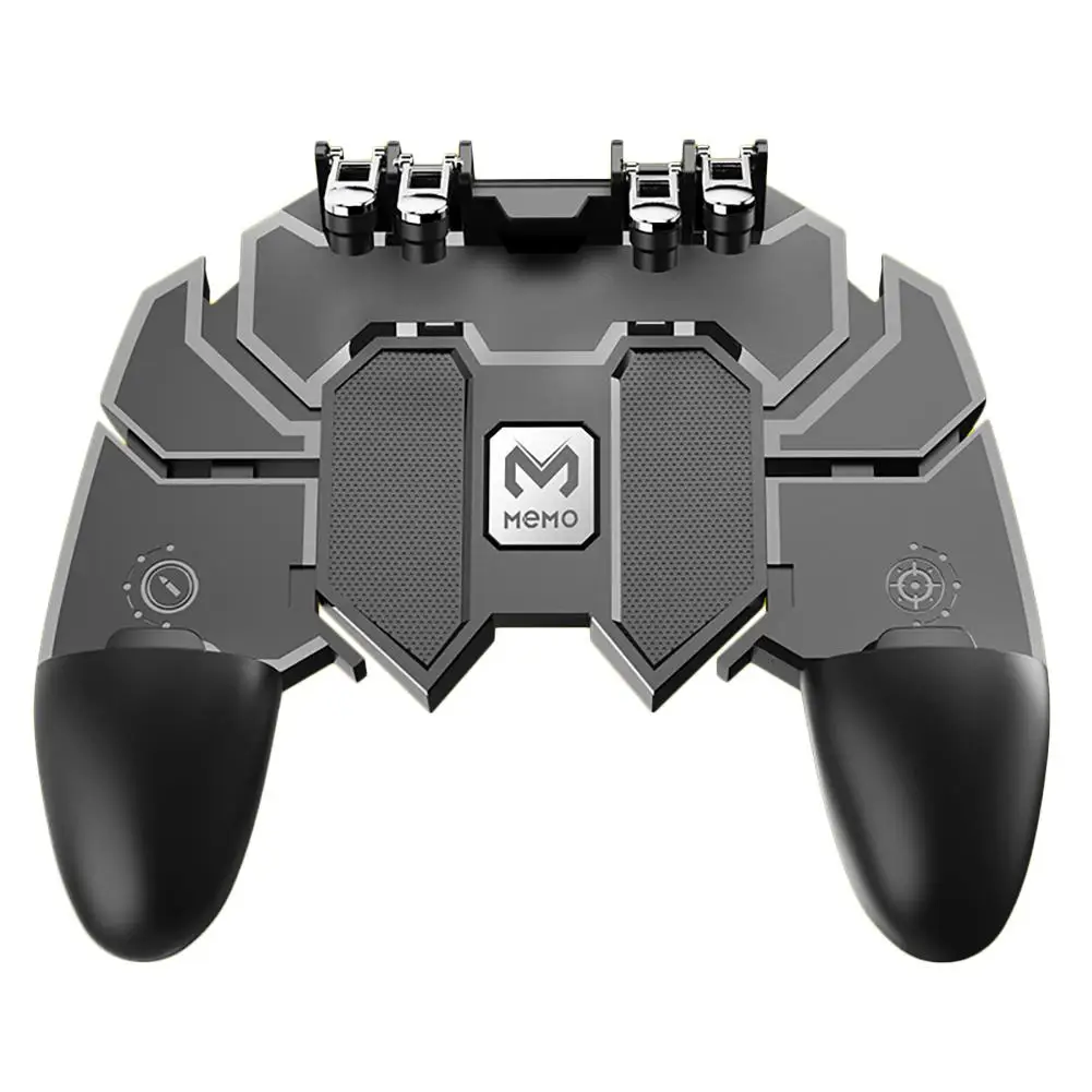 

Mobile PUBG Joystick Controller AK66 Six Finger All-In-One Gamepad for PUBG IOS Android L1 R1 Trigger Operating Gamepad