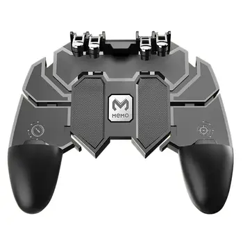 

Mobile PUBG Joystick Controller AK66 Six Finger All-In-One Gamepad for PUBG IOS Android L1 R1 Trigger Operating Gamepad