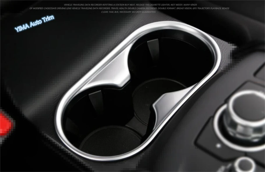

Lapetus For Mazda CX-5 CX5 2017 2018 ABS Auto Styling Front Seat Water Cup Holder Cover Trim 1 Piece