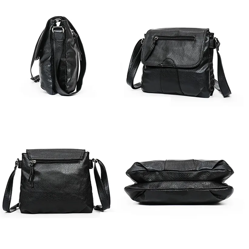 Simple Flap Shoulder PU Leather Bags Women Girls Pure Color Mini Messenger Chest Bag Cross body Handbags bolsa feminina Simple Flap Shoulder PU Leather Bags Women Girls Pure Color Mini Messenger Chest Bag Cross body Handbags bolsa feminina