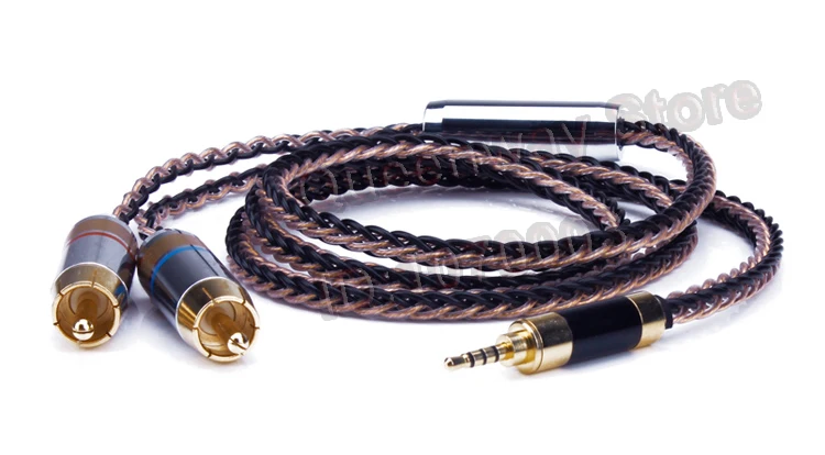 Hi Fi hi end hiend аудиоколонка 2 5 мм сбалансированный штекер на 2RCA с двойным лотосом