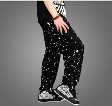 Männer Frühling Und Sommer Loos Atmungsaktive Elastische Taille Hip-Hop Jogger Track Jogginghose Baggy Polka Dot Voller Länge Casual Hosen