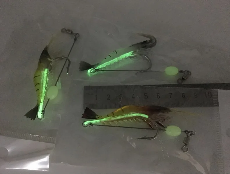 1個人工エビ内蔵フック餌エビ発光エビ冬海釣りルアー3 Lure Fish Lurelure Fishing Sea Bass Aliexpress