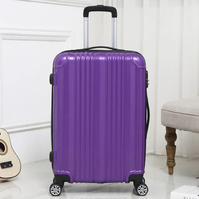 1PCS New hot suitcase carry-ons Women travel Spinner rolling luggage on wheels 20/22/24 inch Cabin trolley box fashion men's luggage - Цвет: 1PCS