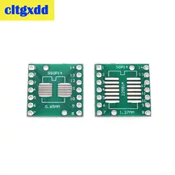 Cltgxdd 10 шт. SOP14 SSOP14 TSSOP14 для DIP PCB микросхема/адаптер пластина шаг 0,65/1,27 мм адаптер GM розетка испытательная плата печатная плата