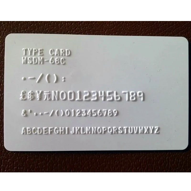 Embossed Id Card Printer