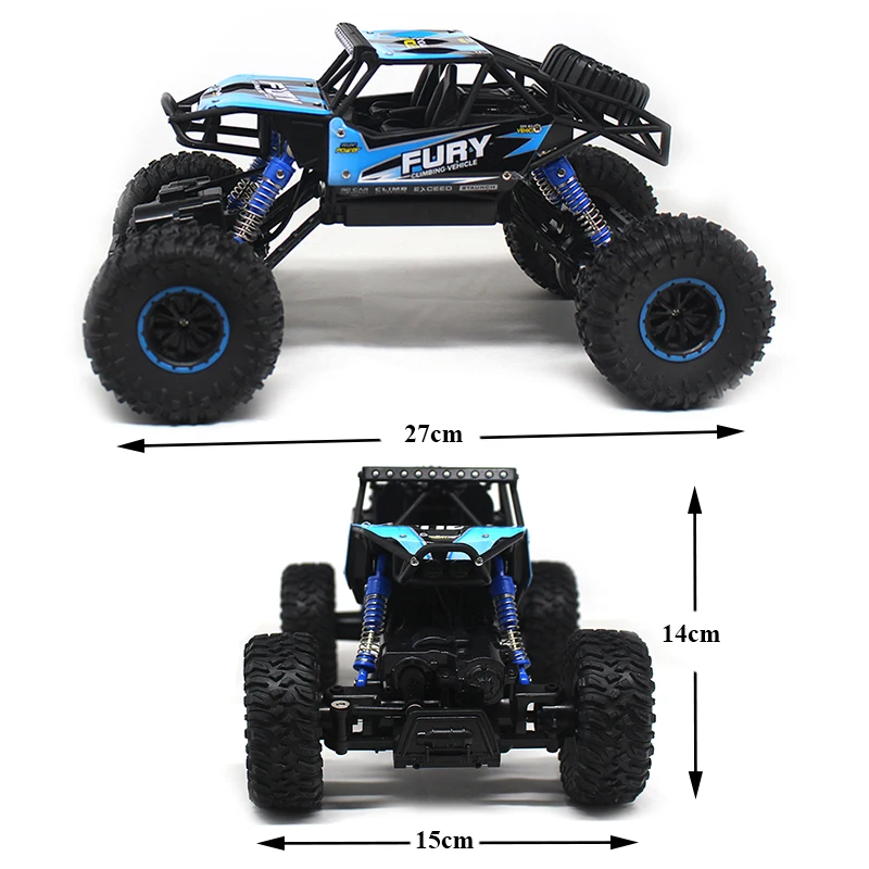 1:16 4WD Электрический радиоуправляемый Автомобиль 2 4G Rock Crawler 4x4 привод