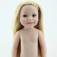 American Girl Dolls New Silicone Reborn Dolls Naked Doll 45cm Lifelike Baby Reborn Realistic Naked Newborn
