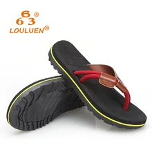 LOULUEN Marca 2017 Verano Hombres de La Manera Fresca Cuerda Chanclas Playa Zapatillas Sandalias Masculinas Guapos Pantufa Sapatenis masculino Zapato
