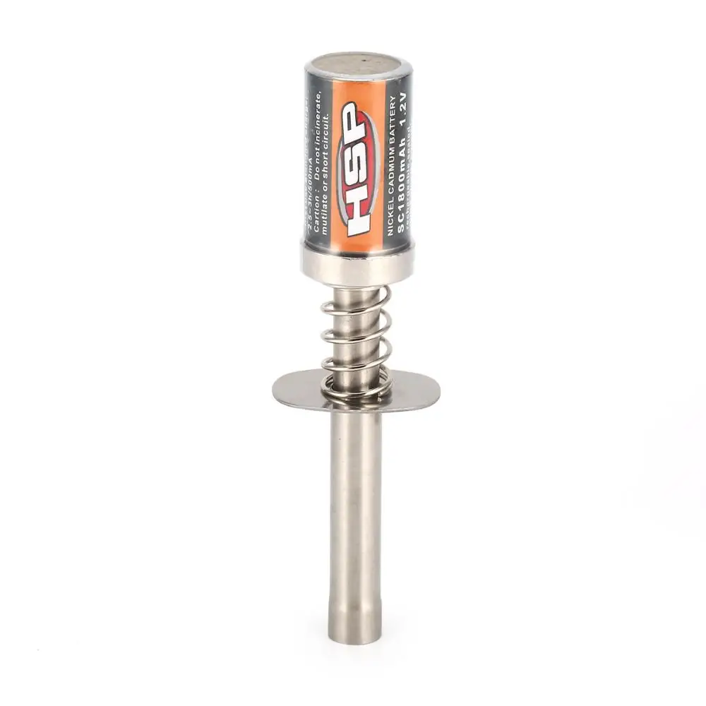 

1.2V 1800mAh Rechargeable Nitro Starter Glow Plug Igniter Wth Charger for HSP RedCat Nitro Gas Engine Power1/8 1/10 RC Car