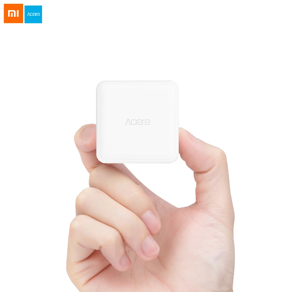 

New Xiaomi Aqara Cube Controller Zigbee Version Controlled By Six Actions Works With Xiaomi Mijia Gateway For Smart Home Kits