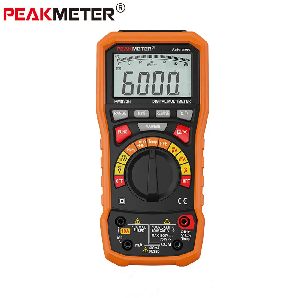

PEAKMETER PM8236 digital multimeter tester capacitance meter multi meter voltmeter multimeters like adm30