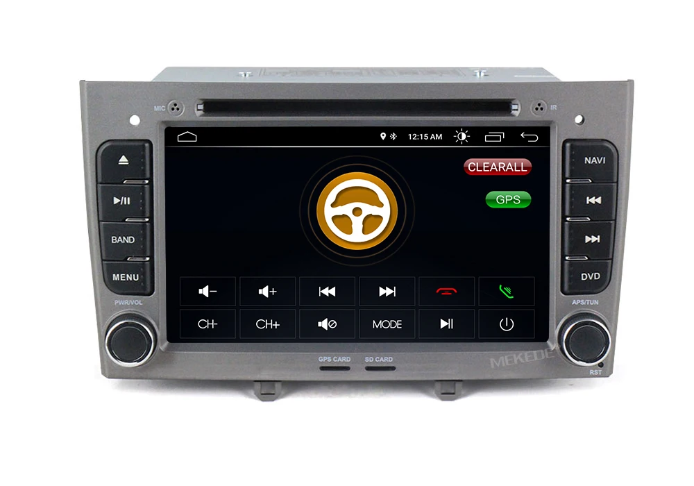 Sale New! Android 8.0 1024*600 Car DVD Player for Peugeot 408 308 308SW with GPS Navigation WIFI BT RDS DVR Camera DAB free MAP MIC 18