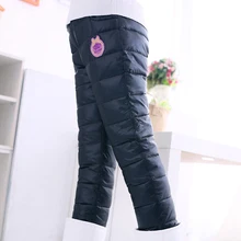 Grandwish Winter Girls Pattern Printed Pants Autumn Thick Long Pants for Boys Kids Full Length Casual Warm Pants 4T-12T, SC408