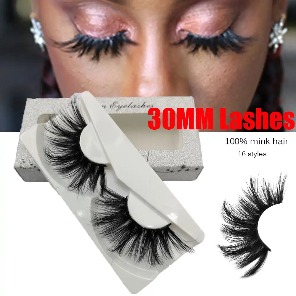1 Pair 30mm Mink Lashes 100 Mink Hair False Eyelashes Wispy Fluffy Lashes Eye Makeup Tools Multilayers Handmade Natural Lashes False Eyelashes Aliexpress 1 Pair 30mm Mink Lashes 100 Mink Hair False Eyelashes Wispy Fluffy Lashes Eye Makeup Tools Multilayers Handmade Natural Lashes False Eyelashes Aliexpress