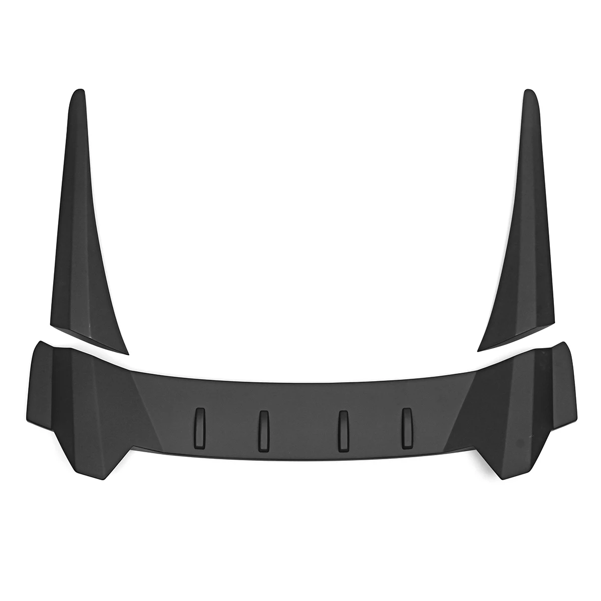 

ABS Roof Fin Rear Roof Lip Spoiler Wing For Honda for Civic Sedan FK8 Type-R Style 16-18 Unpainted Black