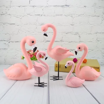 

1PC Flamingo Money Box Piggy Bank Resin Coin Dispenser Piggy Bank Kids Toy Gift Pink Home Decoration Accessories MO 002
