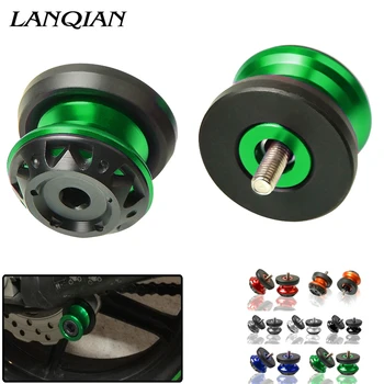 

FOR 6MM 8MM 10MM Motorcycle Swingarm Sliders For Yamaha MT07 MT 07 MT-07 2014 2015 2016