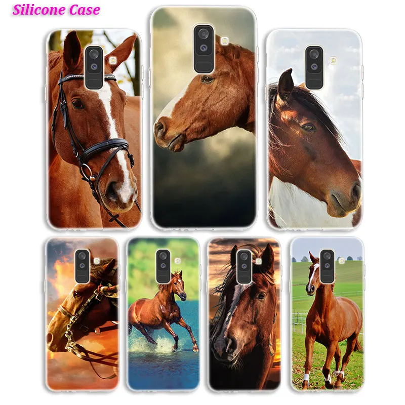 

Silicone Phone Case Cute Running Horse for Samsung Galaxy A8S A6S A9 A8 Star A7 A6 A5 A3 Plus 2018 2017 2016 Cover
