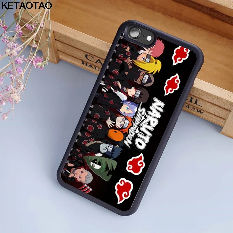 Коричневый KETAOTAO японский аниме Наруто Логотип чехол для телефона s для samsung S3 S4 S5 S6 S7 S8 S9 NOTE 4 5 7 8 Чехол Мягкий ТПУ резиновый силиконовый - Цвет: Коричневый
