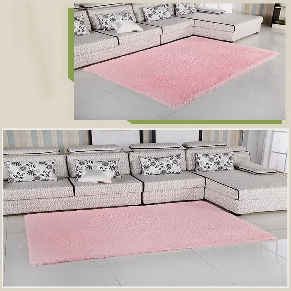 Buy Pink color super soft carpet Living room/bedroom Antiskid soft Fruit 80 cm