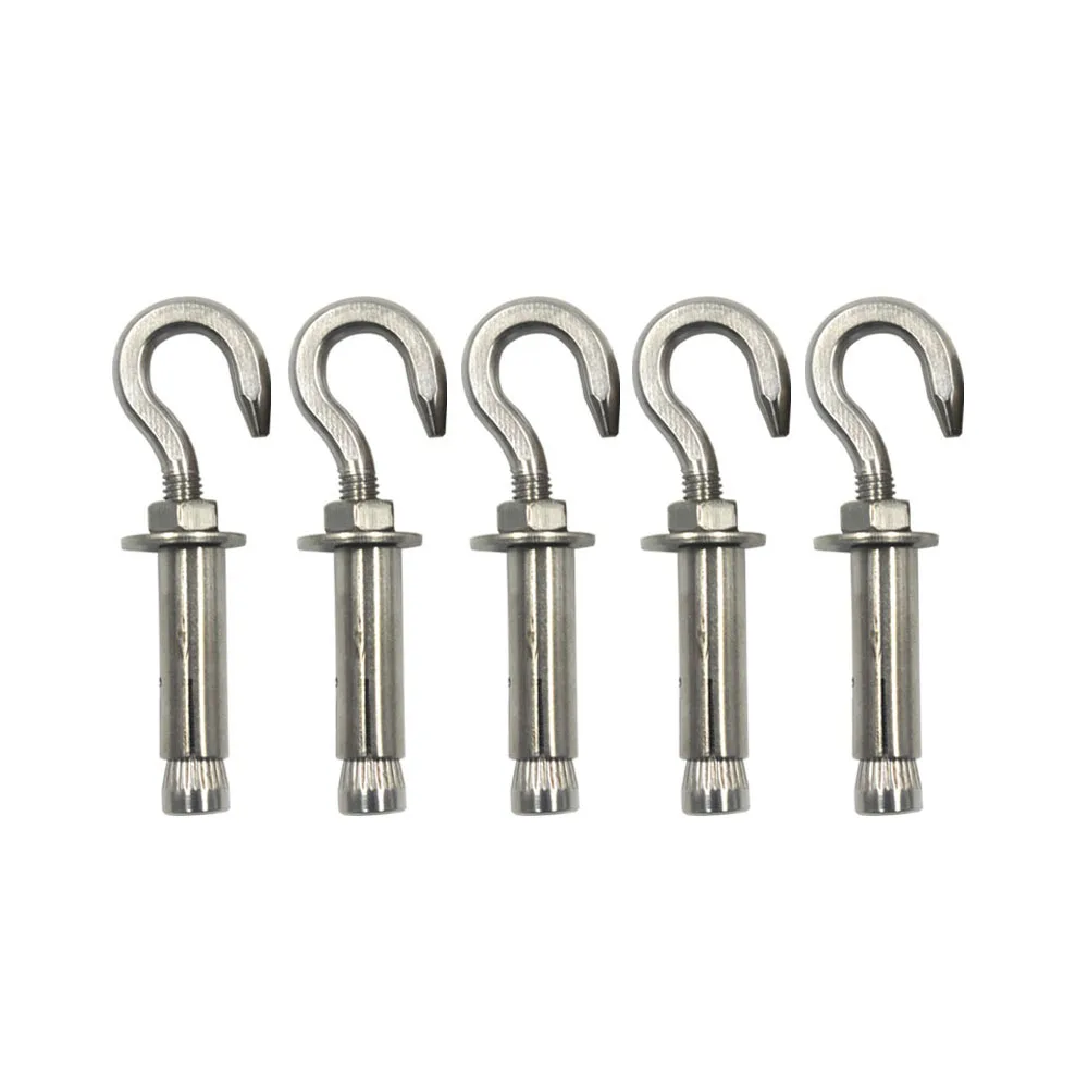 M10 304 Stainless Steel Hook Internal Expansion Bolt Pack of 5in Dowel