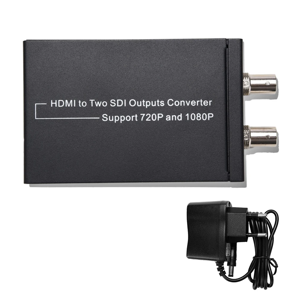 

Output Accessories Adaptor Mini Home HD HDMI To SDI Black Transmission Converter Theater With Power Supply Video