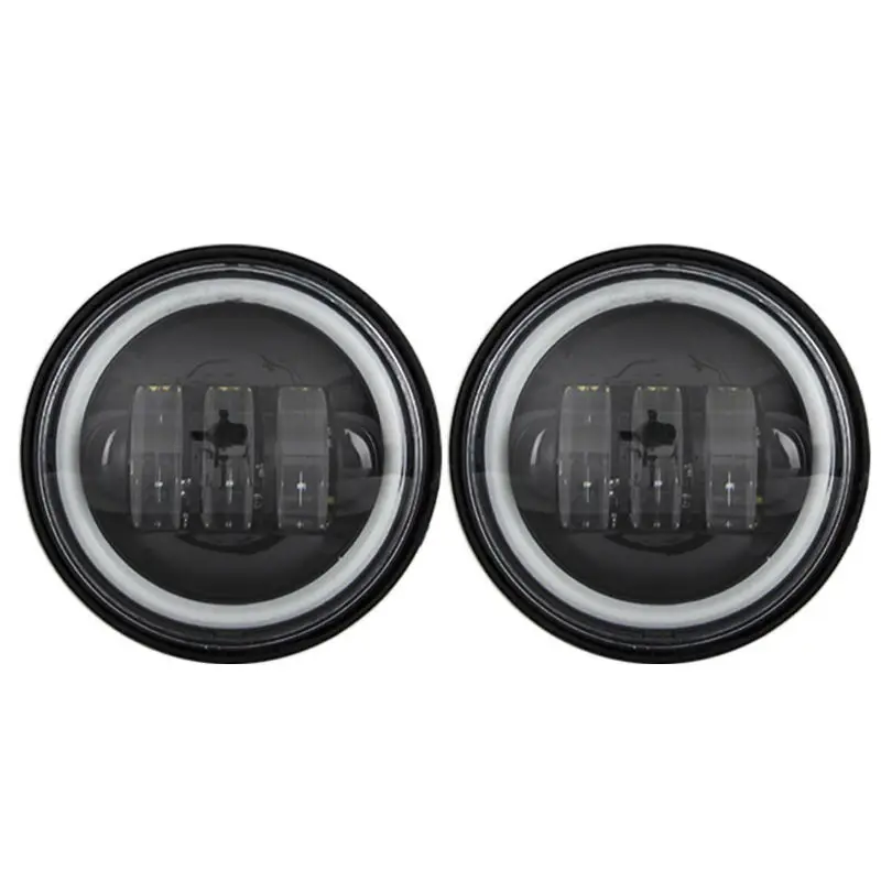 4.5inch LED fog light black with halo1800