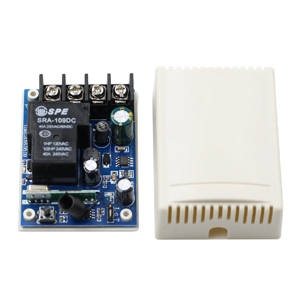 Smart Home Wireless DC12V 24V 36V 48V Wide Voltage 30A Relay Remote Control Switch Transmitter with 3 Receiver 315/433Mhz