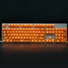 Solid color PBT 104 keys Mechanical keyboard keycaps set backlight for cs go Gamer game Computer accessories black green blue ► Photo 3/6