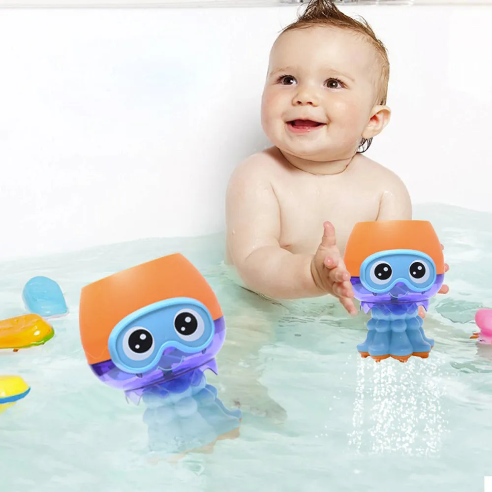 2018 Cute Cartoon Summer Lovely Bathroom Shower Spinning Jellyfish