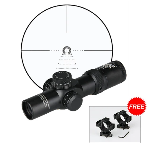 

Canis Latrans Rifle Hunting Scope 1-6x28IRF Hunter Scope Objective Diameter 28mm For Outdoor Sport gs1-0198