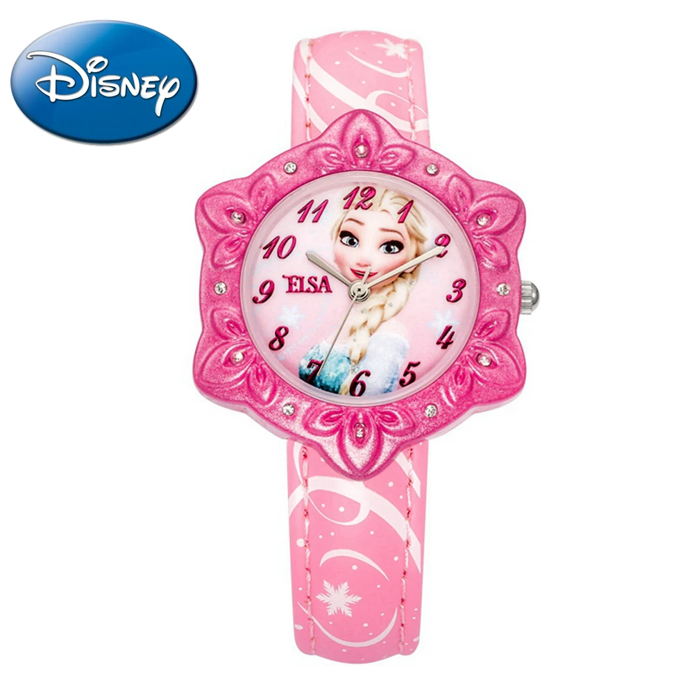 Disney Frozen Princess оригинальный дизайн детские часы для девочек упаковка с подарочной
