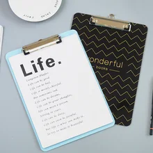 1 шт в Корейском стиле креативный студент простой файл досок Mai и симпатичная серия акриловый держатель номерного знака A4