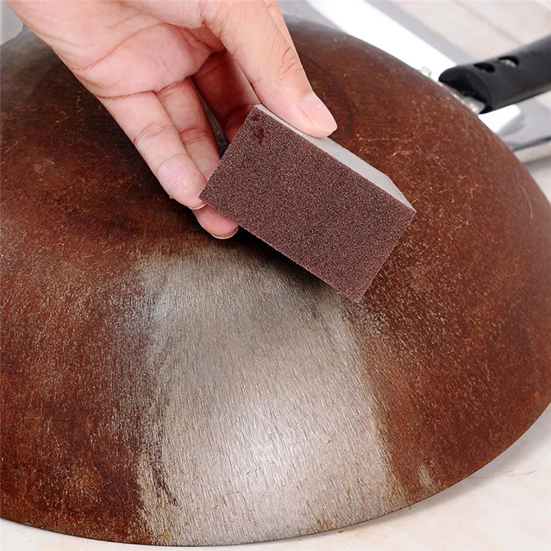 Высокое качество 1 шт. карборунд Волшебная кухонная губка щетка домашний моющий чистящий очиститель инструмент 9,17